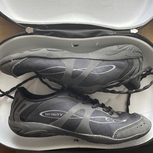 Black NFINITY cheer shoes